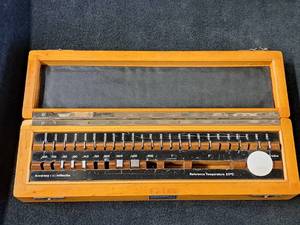 lot 18 image: Gauge Block Set with Wooden Case