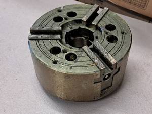 lot 58 image: 3-Jaw Power Chuck 3-12x6-38