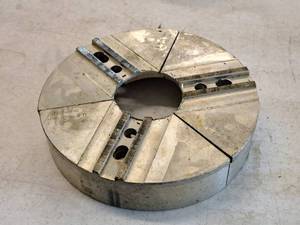 lot 63 image: 9-34 Aluminum Pie Jaw for Lathe Chucks - U.S. Shop Tools RKT-10200A