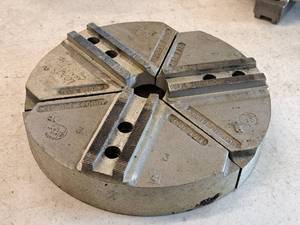lot 65 image: 9-18 Aluminum Pie Jaw for Lathe Chucks - Abbott KTT-10-P