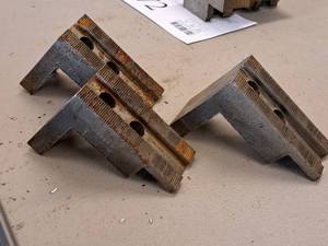 lot 71 image: Lot of (3) Ram Chuck Jaws 1-34x3-34x3 - Huron KT10MH