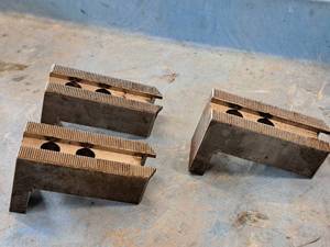 lot 70 image: Lot of (3) Ram Chuck Jaws 1-12x3-34x2-14 - KW-8H