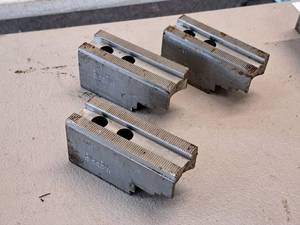 lot 76 image: Lot of (3) Ram Chuck Jaws 1-12x4x2 - Dillon KW8P
