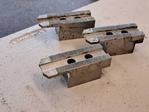 lot 73 image: Lot of (3) Ram Chuck Jaws 1-12x4-14x1-12