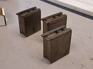 lot 78 image: Lot of (3) Ram Chuck Jaws 1-12x3-34x4 - Huron KT8EH