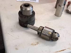 lot 97 image: Lot of (2) Machining  Milling Chucks - Jacobs Chuck 633C 33 TAPER CAP 0-12, Galaxy 4 TAPER CAP 0-34