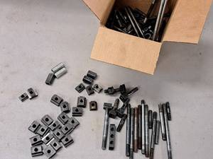 lot 116 image: Lot of (1 Box) T-Blocks and Bolts  Assorted