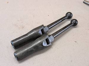 lot 102 image: Lot of (2) 13 Machining Tool Handles  Matching