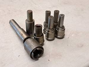 lot 114 image: Lot of (7) Punch Press Parts and Accessories  Assorted
