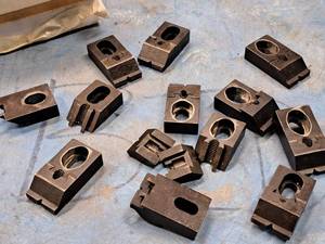 lot 147 image: Lot of (12) CNC Side Fixed Clamps