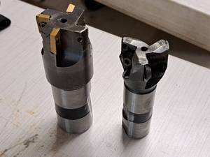 lot 162 image: Lot of (2) Indexable Face Mill Inserts