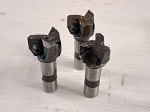 lot 170 image: Lot of (3) 58 Shaft Indexable Cutters