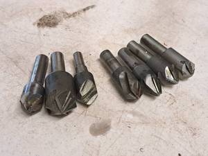 lot 210 image: Lot of (7) Countersink Bits  Assorted.