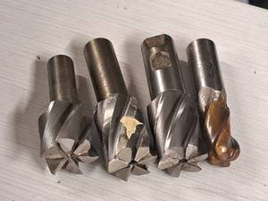 lot 223 image: Lot of (4) Mill End Cutters  1-14D