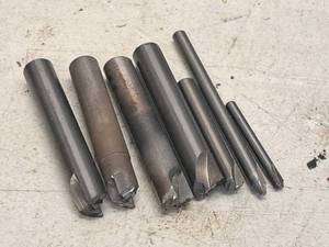 lot 225 image: Lot of (7) Machining Bits  Assorted