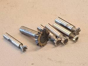 lot 238 image: Lot of (6) Dovetail Milling Bits  Assorted - KEO HS 505, 305