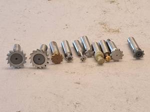 lot 245 image: Lot of (10) Dovetail Milling Bits  Assorted