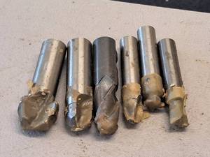 lot 243 image: Lot of (6) Milling Bits  Assorted