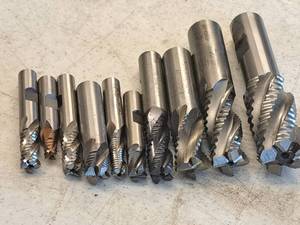 lot 272 image: Lot of (10) End Mill Cutting Bits  Assorted