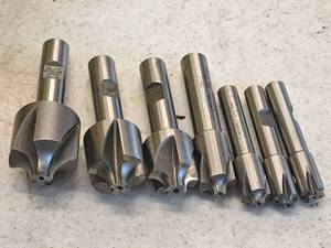 lot 258 image: Lot of (7) Corner Rounding End Mill Bits  Assorted