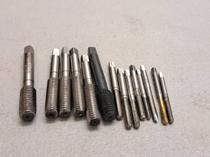 lot 283 image: Lot of (14) Tap Form Bits  Assorted  Various Sizes and Dimensions