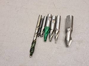 lot 280 image: Lot of (7) Tapered End Mill Bits  Assorted  Various Sizes and Dimensions
