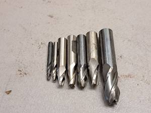 lot 279 image: Lot of (7) Tapered End Mill Bits  Assorted  Various Sizes and Dimensions