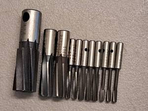 lot 316 image: Lot of (11) Chucking Reamers  Assorted  Various Sizes and Dimensions