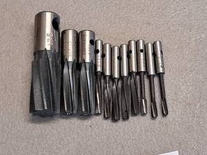 lot 317 image: Lot of (11) Chucking Reamers  Assorted  Various Sizes and Dimensions
