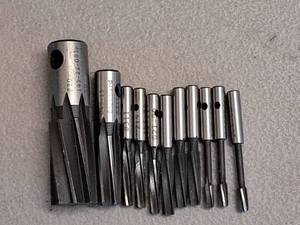 lot 319 image: Lot of (11) Chucking Reamers  Assorted  Various Sizes and Dimensions