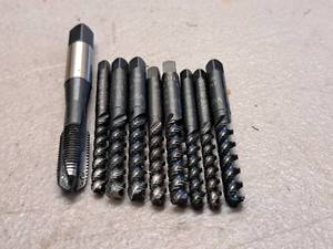 lot 204A image: Lot of (9) Drill Taper Bits  Assorted