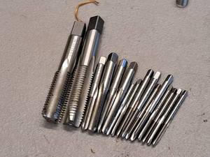 lot 204B image: Lot of (16) Drill Taper Bits  Assorted