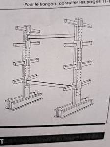 lot 1 image: Cantilever Rack (unassembled)