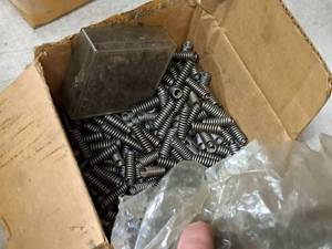 lot 357 image: Lot of (1 Box) Compression Springs  Assorted  Various Sizes and Dimensions