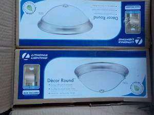 lot 17 image: 2 ct Lithonia Lighting Dcor Round...