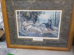 lot 27 image: Watchful Eyes by Terry Doughry fra...