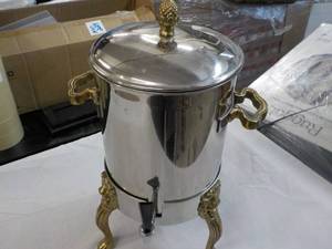 lot 60 image: Stainless Steel with Gold Accents S...
