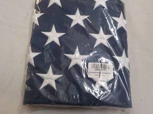 lot 82 image: 3 ft x 5 ft American Flag...