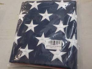 lot 110 image: 3 ft x 5 ft American Flag...