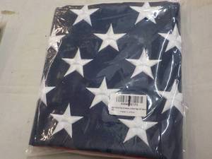 lot 111 image: 3 ft x 5 ft American Flag...