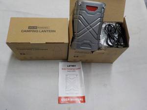 lot 115 image: 2 ct Solar Camping Lanterns...