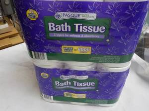 lot 121 image: 24 rolls Pasque 2 ply Toilet Bath T...