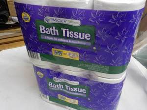 lot 124 image: 24 rolls Pasque 2 ply Toilet Bath T...