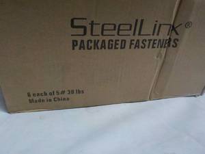 lot 129 image: 30 lbs. Steel Linx Packaged Fastene...