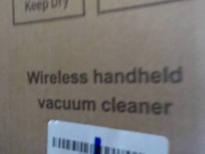 lot 142 image: Wireless Hand held Vacuum Cleaner...