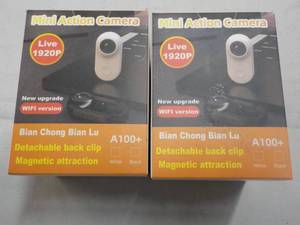 lot 160 image: 2 ct Mini Action Camera...