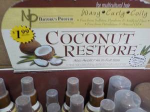 lot 202 image: 37 pc Coconut Restore Trial Size Pr...