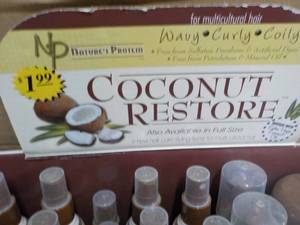 lot 203 image: 37 pc Coconut Restore Trial Size Pr...