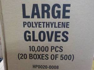 lot 204 image: 10,000 size Large Polyethylene Sing...