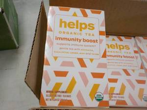 lot 215 image: 96 ct Helps Organic Tea...